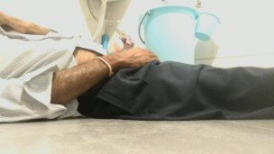 Fucked in the bathroom with a tube